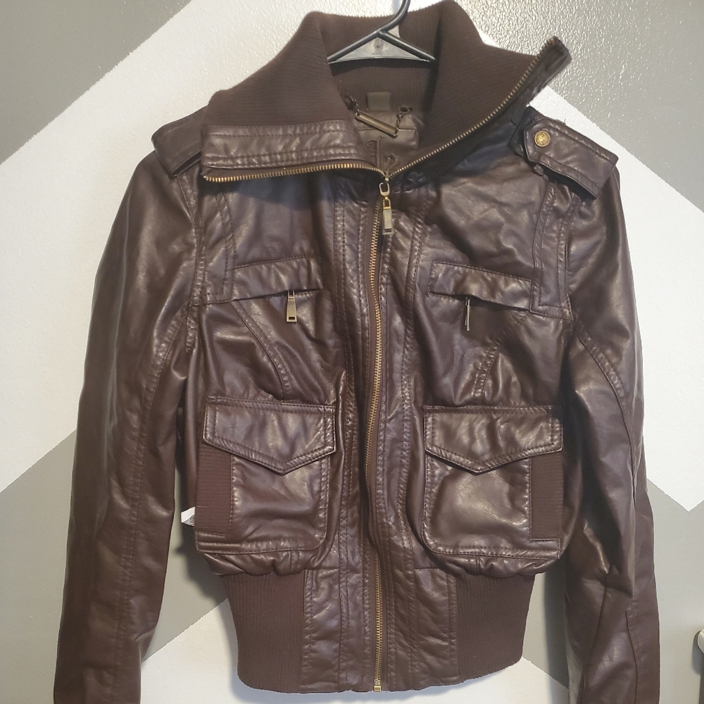 Leather jacket
